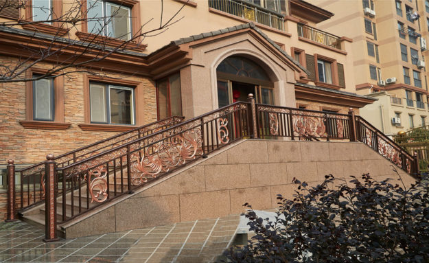 Exterior Aluminum Stair Handrail