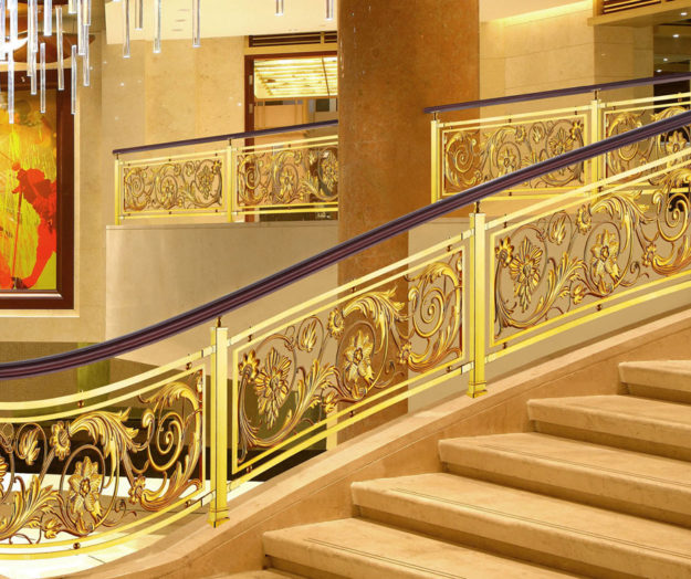 Luxury Aluminum Indoor Stair Railings