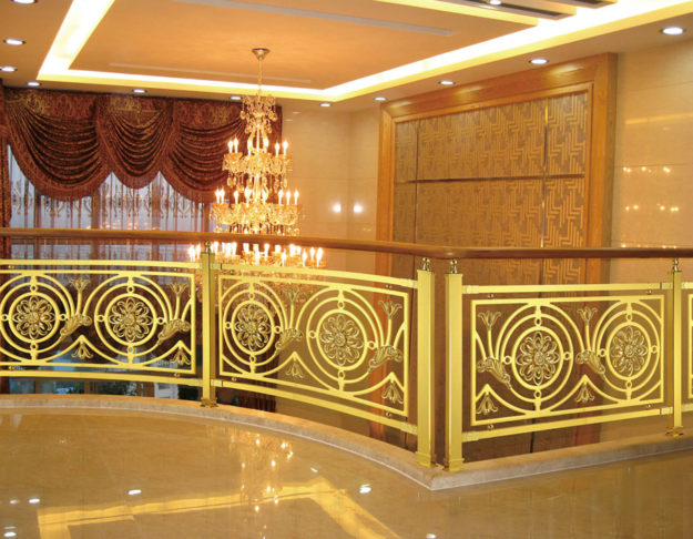 Aluminum Board Engraving Stair Railing