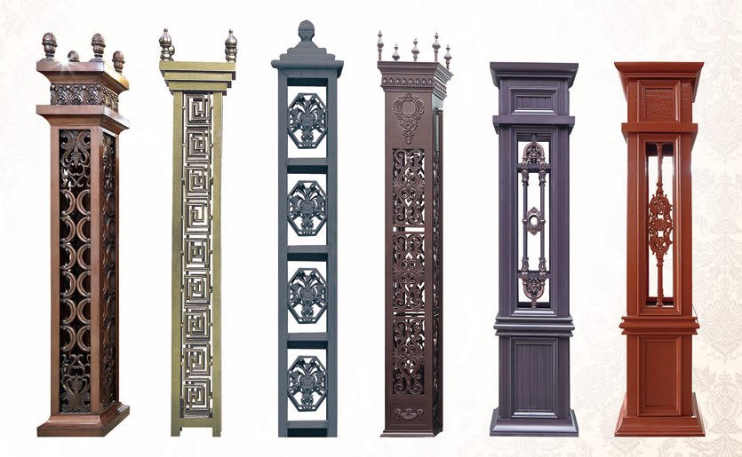 Aluminum Gate Posts