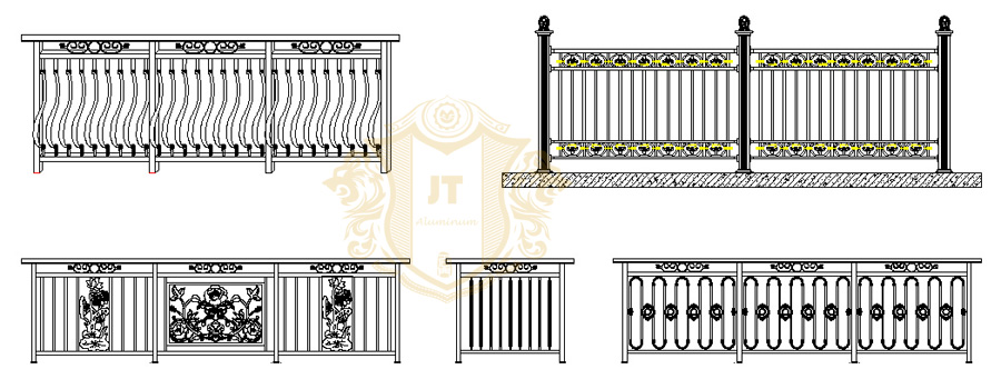 Aluminum Baluster Designs